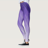 Ultraviolette Leggings lila abstrakter Kunst (Links)