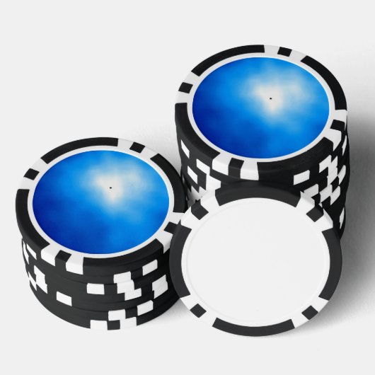 Ultraviolette Strahlung aus Wasserstoffatomen in K Pokerchips (Stapel)