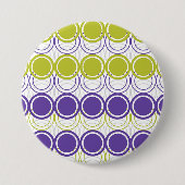 Ultraviolette und grüne Kreise Button (Vorderseite)