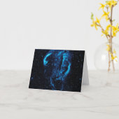 Ultraviolettes Bild der Karte (Gelbe Blume)