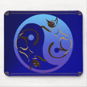 Ultraviolettes Yin Yang Mousepad