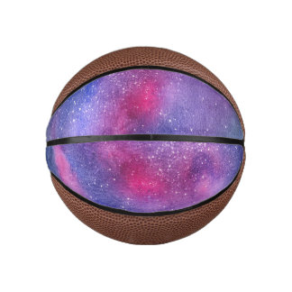 Ultraviolettgalaxie Mini Basketball
