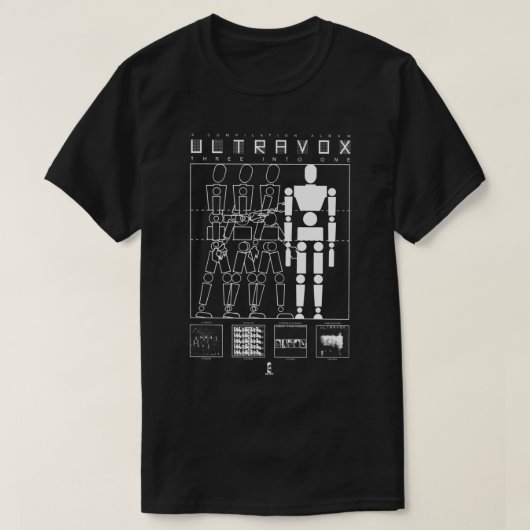 ULTRAVOX - DREI IN EINEN klassischen T - Shirt (Design vorne)