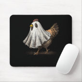 Ultrygeist Chicken, Chicken Ghost, Funny Halloween Mousepad (Mit Mouse)