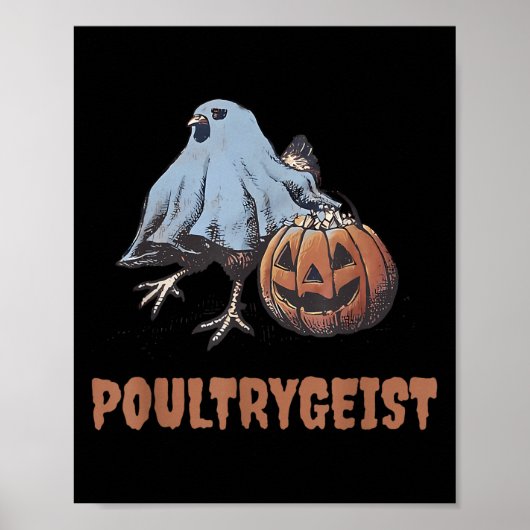 Ultrygeist Halloween Hühnenghost Poster (Vorne)