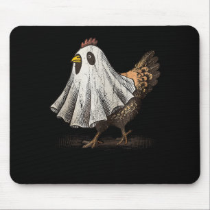 Ultrygeist Huhn, Hühner-Geist, Lustiges Halloween Mousepad