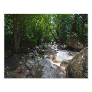 Ulu Kenas Fluss-Foto-Druck Fotodruck