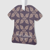 "Ulu Poni & Sand, reversible Māla Lani Ornament (Vorderseite)