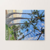 Ulua Beach Maui Palm Trees Puzzle (Horizontal)