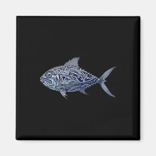 Ulua Fishing Native Hawaiian — Hawaiian Tribyl 1 Magnet