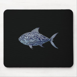 Ulua Fishing Native Hawaiian — Hawaiian Tribyl 1 Mousepad