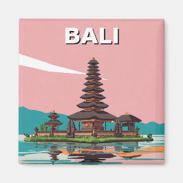 Ulun Danu Bali Indonesia Reisen Abstrakt Magnet