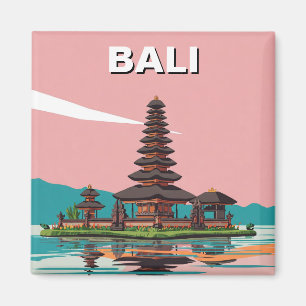 Ulun Danu Bali Indonesia Reisen Abstrakt Magnet