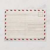 Ulun Danu Beratan Temple Indonesia Watercolor Postkarte (Rückseite)