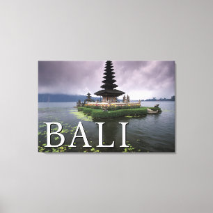 Ulun Danu Tempel Bali, Indonesien Leinwanddruck