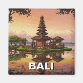Ulun Danu Temple Bali Indonesia Magnet (Vorne)