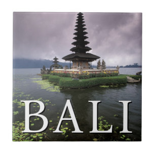 Ulun Danu Temple Bali, Indonesien Fliese