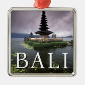 Ulun Danu Temple | Bali, Indonesien Ornament Aus Metall (Vorne)