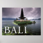 Ulun Danu Temple | Bali, Indonesien Poster (Vorne)