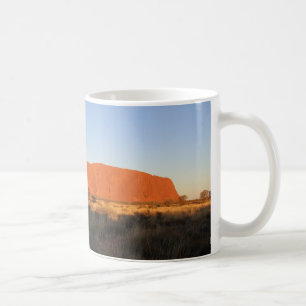 Uluru am Sonnenuntergang im Juli Kaffeetasse
