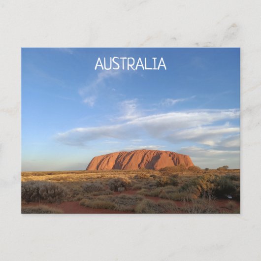 Uluru Australia Postcard Postkarte (Vorderseite)