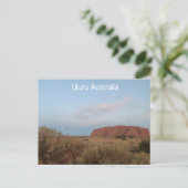 Uluru Australia Postcard Postkarte (Stehend Vorderseite)