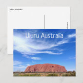Uluru Australia Postcard Postkarte (Vorne/Hinten)