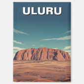 Uluru Australia Travel Magnet (Vorderseite)