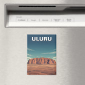 Uluru Australia Travel Magnet (In Situ (Geschirrspüler))