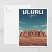 Uluru Australia Travel Postkarte (Vorne/Hinten)