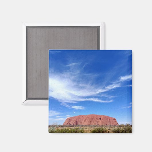 Uluru Australien Magnet (Vorderseite/Rückseite)