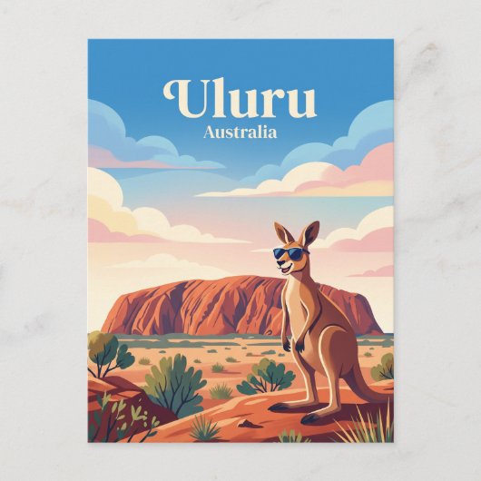 Uluru Australien Postkarte (Vorderseite)