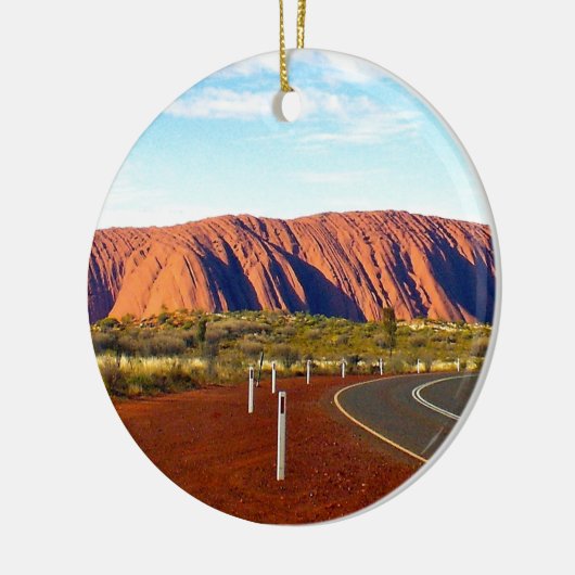 Uluru/Ayers Felsen - Australien Keramik Ornament (Links)