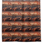 Uluru "Ayers Rock" Australia Oil Paint, Duschvorhang (Vorderseite)