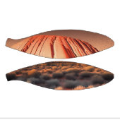 Uluru "Ayers Rock" Australia Oil Paint, Mini Basketball (Panele)