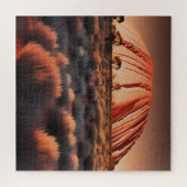 Uluru "Ayers Rock" Australia Oil Paint, Puzzle (Horizontal)