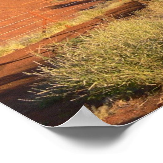 Uluru Ayers Rock Australia Poster (Ecke)