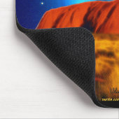 ULURU Ayer's Rock Australian Outback Art Mousepad (Ecke)