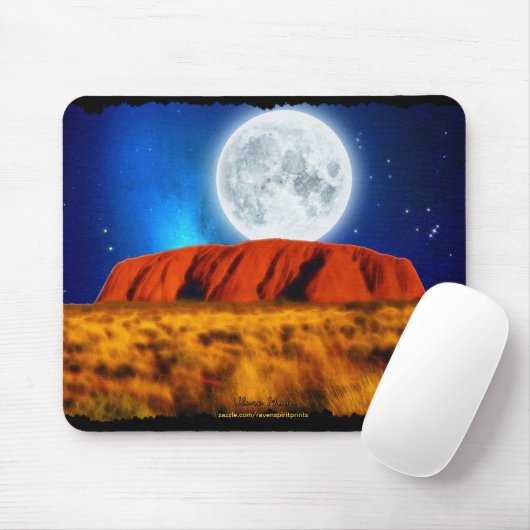 ULURU Ayer's Rock Australian Outback Art Mousepad (Mit Mouse)