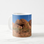 Uluru Ayers Rock Closeup Panorama Kaffeetasse (Vorderseite Links)