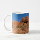 Uluru Ayers Rock Closeup Panorama Kaffeetasse (Links)