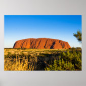 Uluru Ayers Rock in Australien Poster (Vorne)