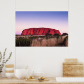 Uluru Ayers Rock in Australien Poster (Küche)