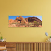 Uluru - Ayers Rock Nah Up Panorama Foto Leinwanddruck (Insitu (Wohnzimmer))
