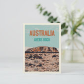 Uluru Ayers Rock, Nordterritorium Australien Postkarte (Stehend Vorderseite)
