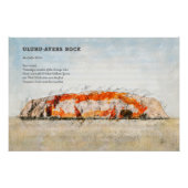 Uluru, Ayers Rock Poster (Vorderseite)