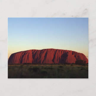 Uluru bei Sunset Postkarte