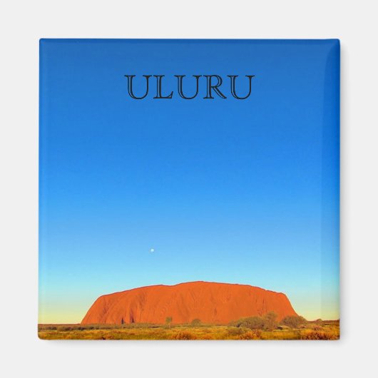 Uluru blau magnet (Vorne)