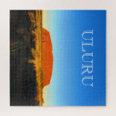 Uluru blau puzzle (Horizontal)