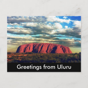 Uluru Grüße Postkarte